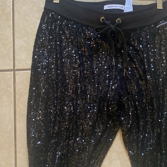 Calvin Klein sequined joggers - Picture 3 of 11